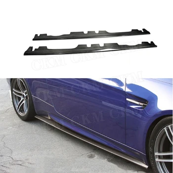 

Carbon Fiber Side Skirts Door Aprons Cover For BMW 3 Series E92 E93 M3 2008-2013 side Bumper Sill Stripe Guard