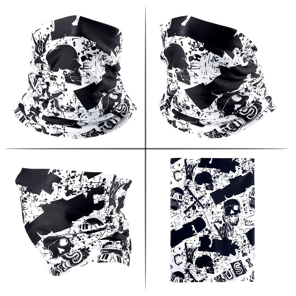 Winter Fleece Warmer Balaclava Face Mask Skull Motorcycle Neck Gaiter Tube Scarf Motorbike Cycling Head Shield Bandana Headband
