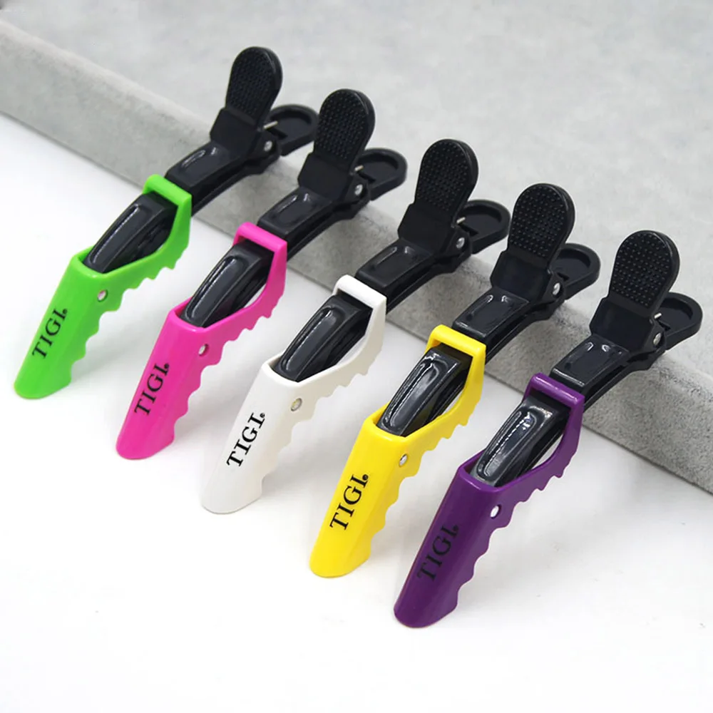 Professional Fashion Hairstyling Clipper Tool Alligator Hair Clip Hairdressing Hairpin Ladies Plastic Duckbill Clip 10pcs/set