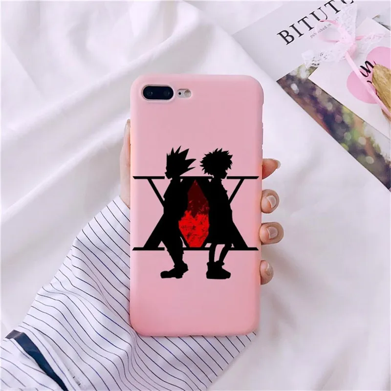 Аниме Охотник х охотник 3 чехол для телефона для Маки iPhone 8 7 6 Plus X 5 11 Pro Tampa Мягкий Силиконовый ТПУ Fundas - Цвет: TPU