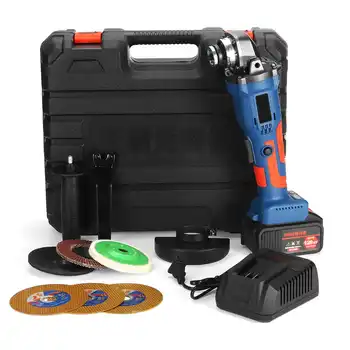 

Cordless Angle Grinder Grinding Machine 18V 16800mAh Grinding Lithium-Ion Electric Rechargeable Grinder Power Tools