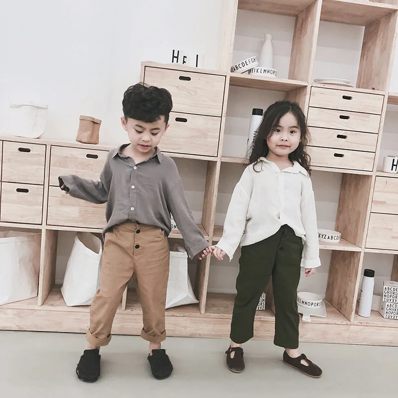 Korean-style Purchasing Agents Spring And Summer New Style Children Elasticity Skinny Pants Men And Women Child Baby Pure C