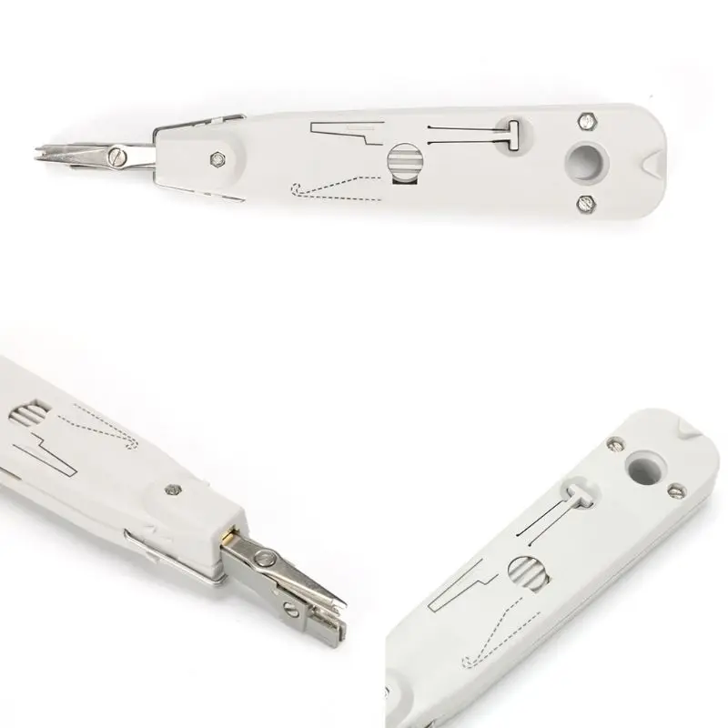 

RJ11 RJ45 Insertion Ethernet Punch Down Network Tool Kit for Krone 110 Lsa-plus Telecom Phone Wire Cable Gray Hotselling