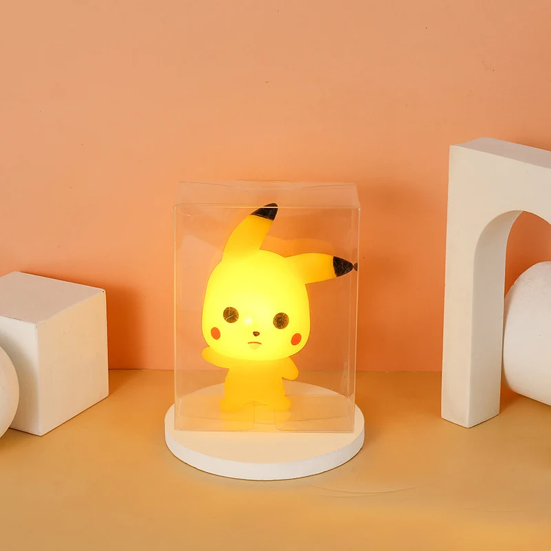 New Pokemon Pikachu Cute Model Night Light Pokémon Plastic crystal Vinyl crafts Warm Eye Protection At | Дом и сад