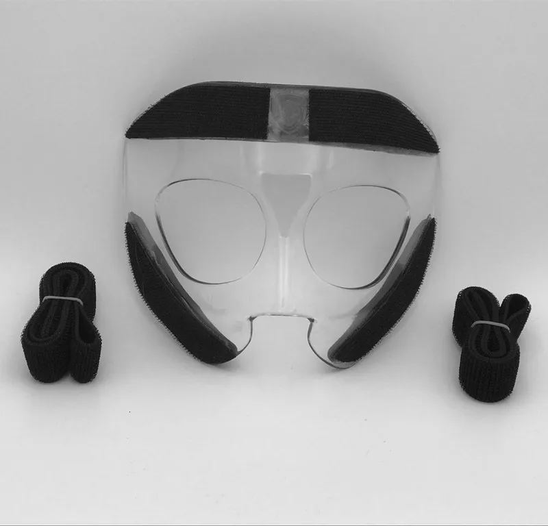 Transparent Basketball Protection Full Mask Football Mask Sports Medical Face Nose Eye Cheek Protecting Mask (19)