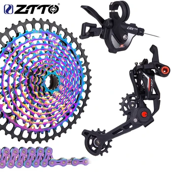 

ZTTO 11 Speed 9T MTB XD Shifter Group Set Mountain Bike 1*11S Long Cage 11speed Bicycle Cassette Chain and rear Derailleur