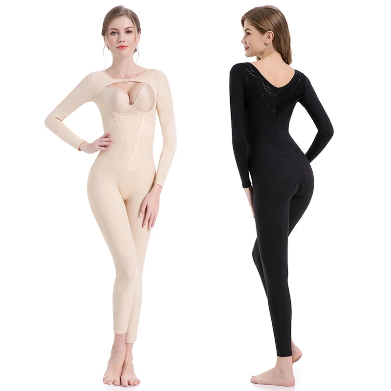 

MANN LENNO Bodysuit Shapewear Full Body Shaper Waist Trainer Women Abdomen Shapers Slimming Sheath Seamless Corset Slimmer