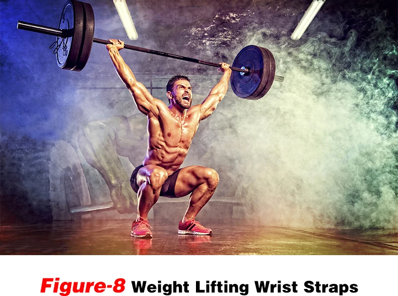 Рисунок 8 ремешок для поднятия веса DeadLift наручный ремешок для подтягивания горизонтальный бар Powerlifting Спортзал Фитнес Бодибилдинг защита