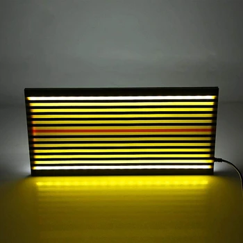 

Led Stripe Line Board Paintless Dent Removal Repair Tools with 5M Long Line and Adjustment Holder Yellow Light
