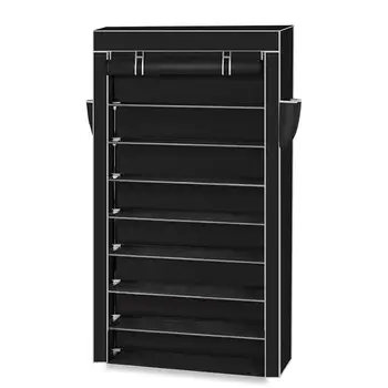 

Multi Layer Shoe Rack Shelf With Dustproof Cover 10 Layers Shoe Organizer Storage Cabinet For Shoes