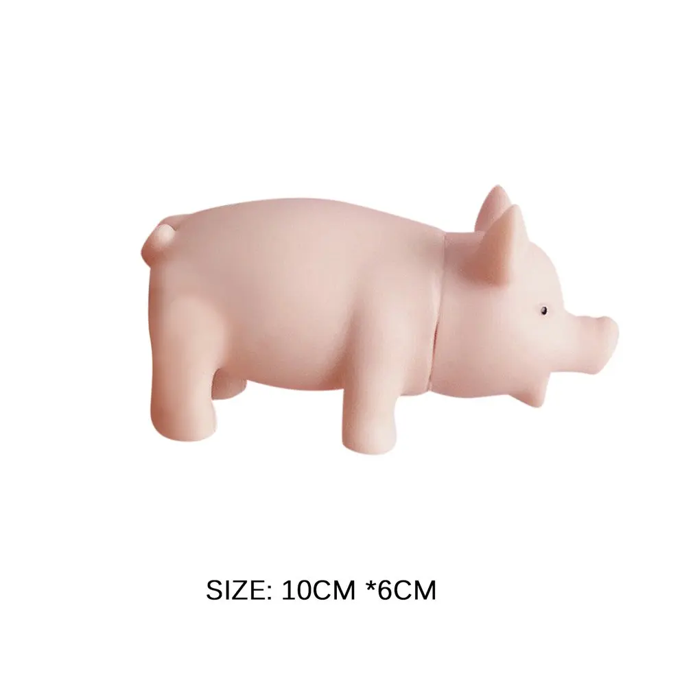 Мультяшная Мягкая Милая свинья, детские игрушки, вентилирующая свинья, сжимающая музыку, под названием декомпрессионная игрушка