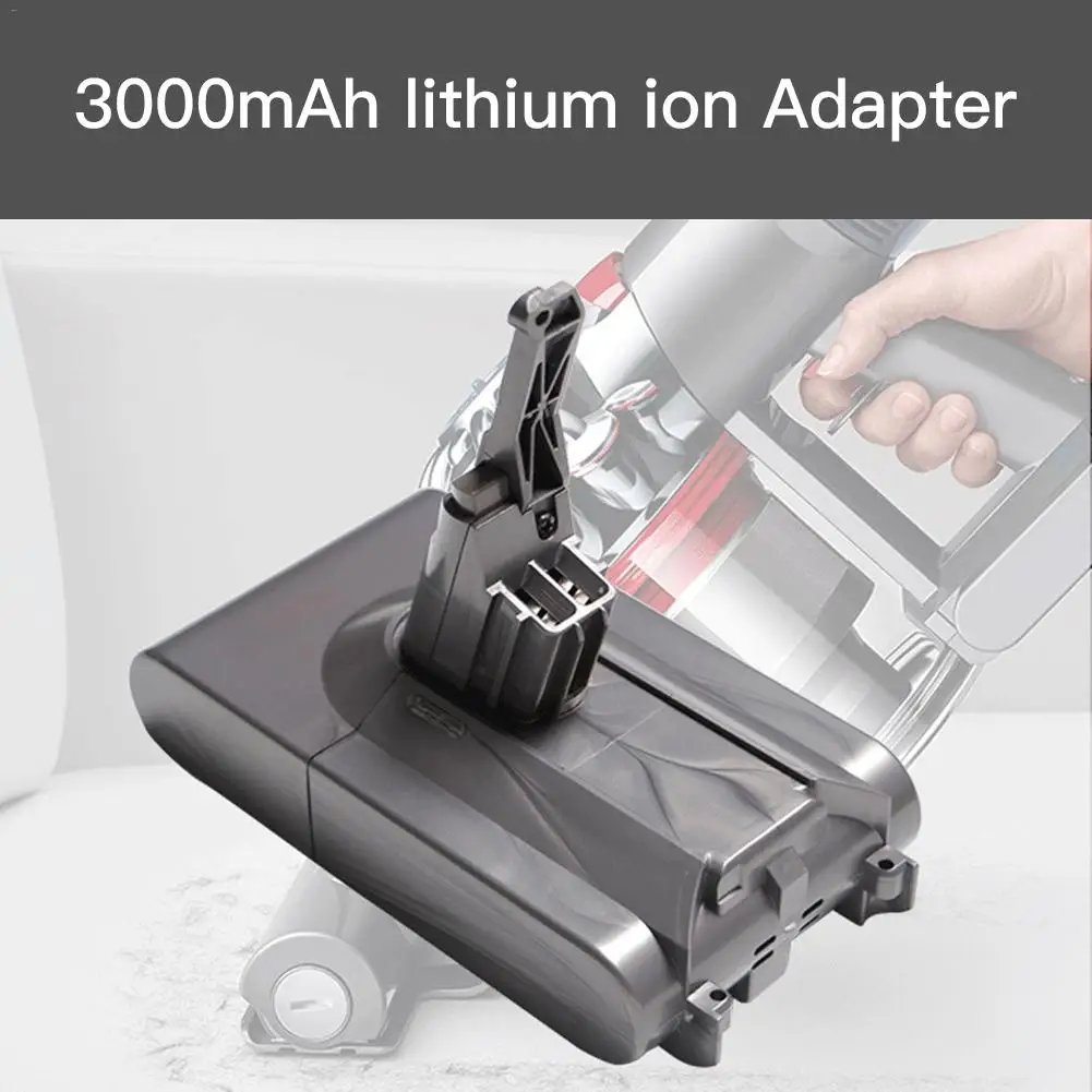 

Dyson V8's Dosctt DC59 Replacement 21.6000mAh Lithium Ion Compatible SV03 SV05 DC58 DC61 DC62 Animal DC72 Series Battery