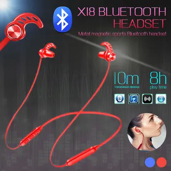 

Bluetooth Earphone Neckband Headset Tablets Hand Free Mobile Phone Bluetooth 4.1 Ear Hook Stereo Tablet Handfree Microphone