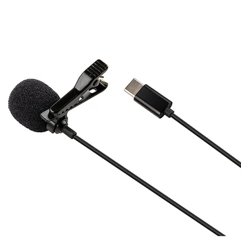 

Type C Mini Lavalier Microphone, for Android System TYPE-C Interface Mobile Phone Computer K Song Recording Microphone