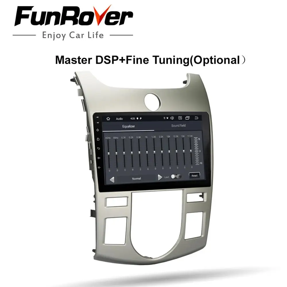 Автомобильный dvd плеер FUNROVER android 9 0 2.5D + IPS для Kia Forte Cerato 2 2008 2009 2010 2011 2012 радио gps