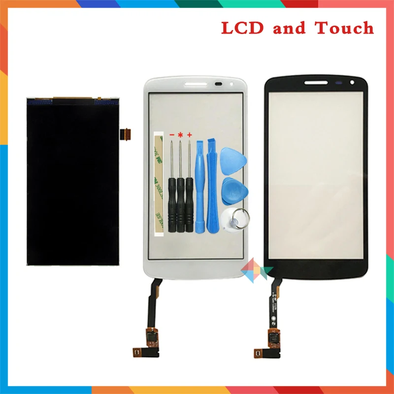 

High Quality 4.0'' For LG K Series K5 X220 X220MB X2 Lcd Display Screen + Touch Screen Digitizer Sensor + Tools