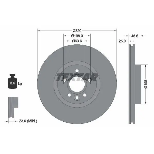 Диск тормозной FORD FOCUS II (DA_) 07/04 - 09/12 III 07/ | Автомобили и - Цена: 