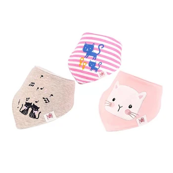 

Baby Bibs Scarf Muslin Burp Cloths 3 Pack Newborn Baby Boy Infant Girl Toddler Winter Cotton Waterproof Bib