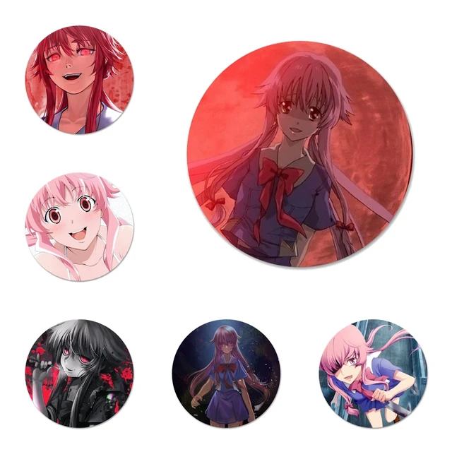 58mm anime mirai nikki cozinha decoração de casa geladeira ímã abridor de  garrafa cerveja coque - AliExpress