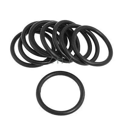 

10 x 60mm Outside Dia 5.7mm Thick Flexible Nitrile Rubber O Ring Washer
