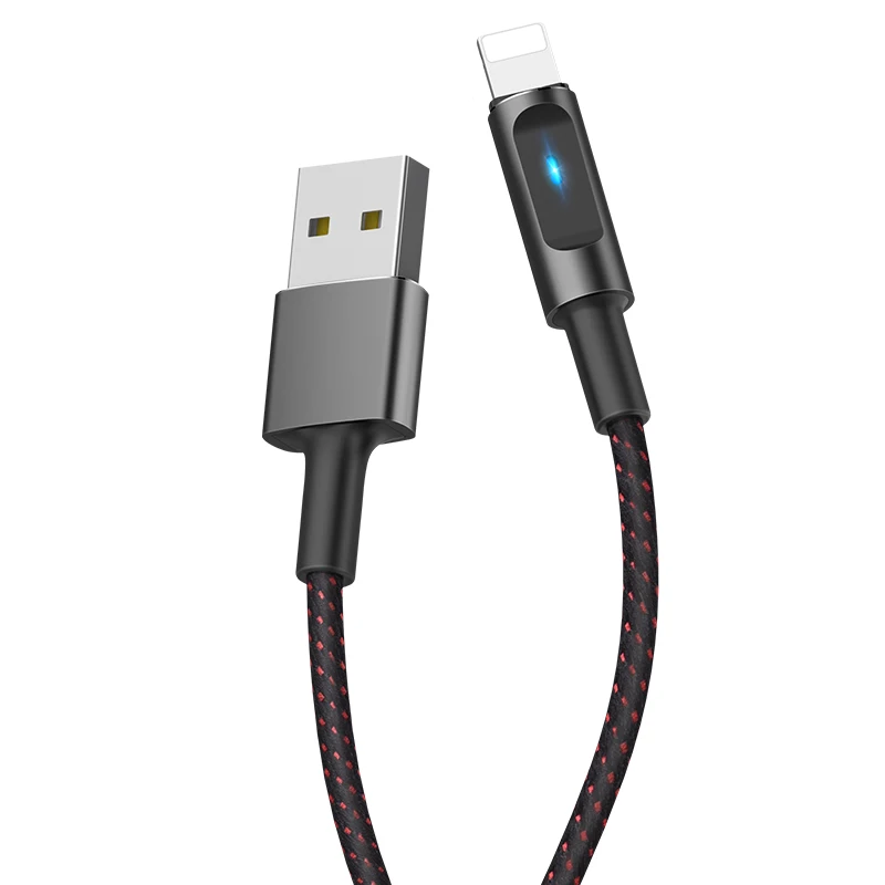 HOCO U47, 20 шт./лот,, 1,2 м, нейлоновый USB кабель для iPhone 11 Xs Max, Xr X 8, 7, 6, 6 S, синхронизация данных, быстрая зарядка, кабель для iPhone