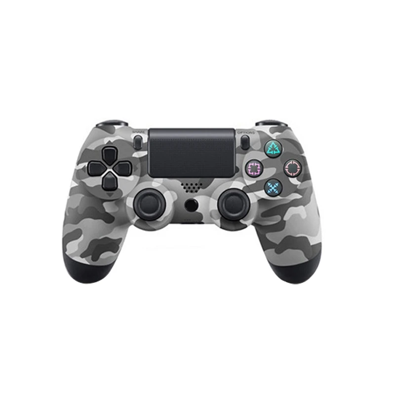 White Camo Для sony PS4 контроллер Bluetooth Вибрационный геймпад для Playstation 4 Detroit беспроводной джойстик для PS4 игры ConsoL - Color: White Camo