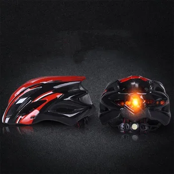 

Men's road bike helmets, women's mountain bike riding helmets with headlights and insect net EPS breathable adjustable helmet