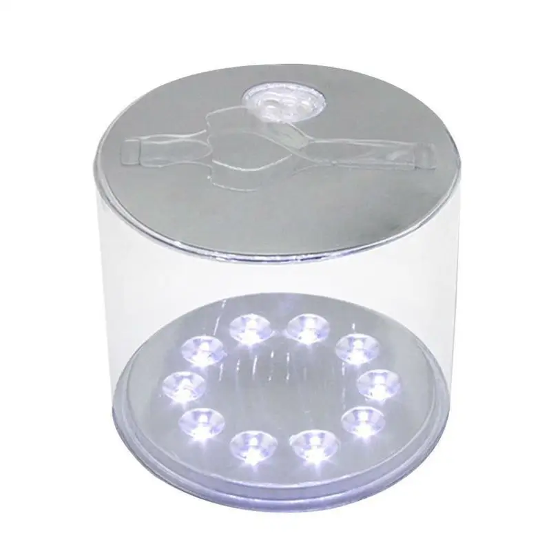 Новый наружный 10LED кемпинг на солнечных батареях складной надувной портативный