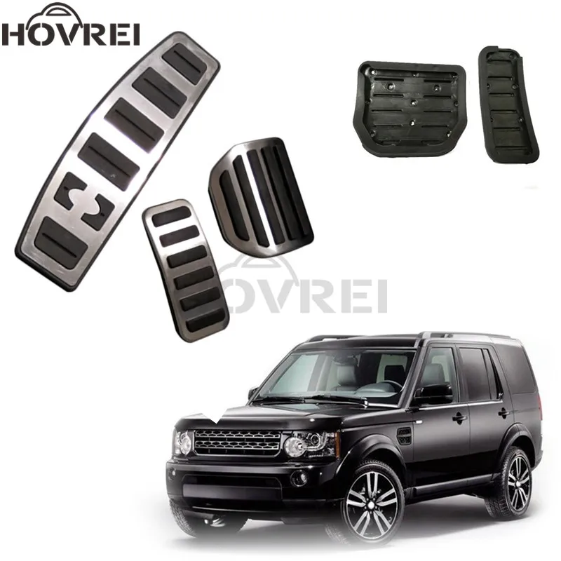AT For Land Rover LR3 LR4 Discovery 3 4 Fuel Gas Brake Footrest Pedal Pad Plate