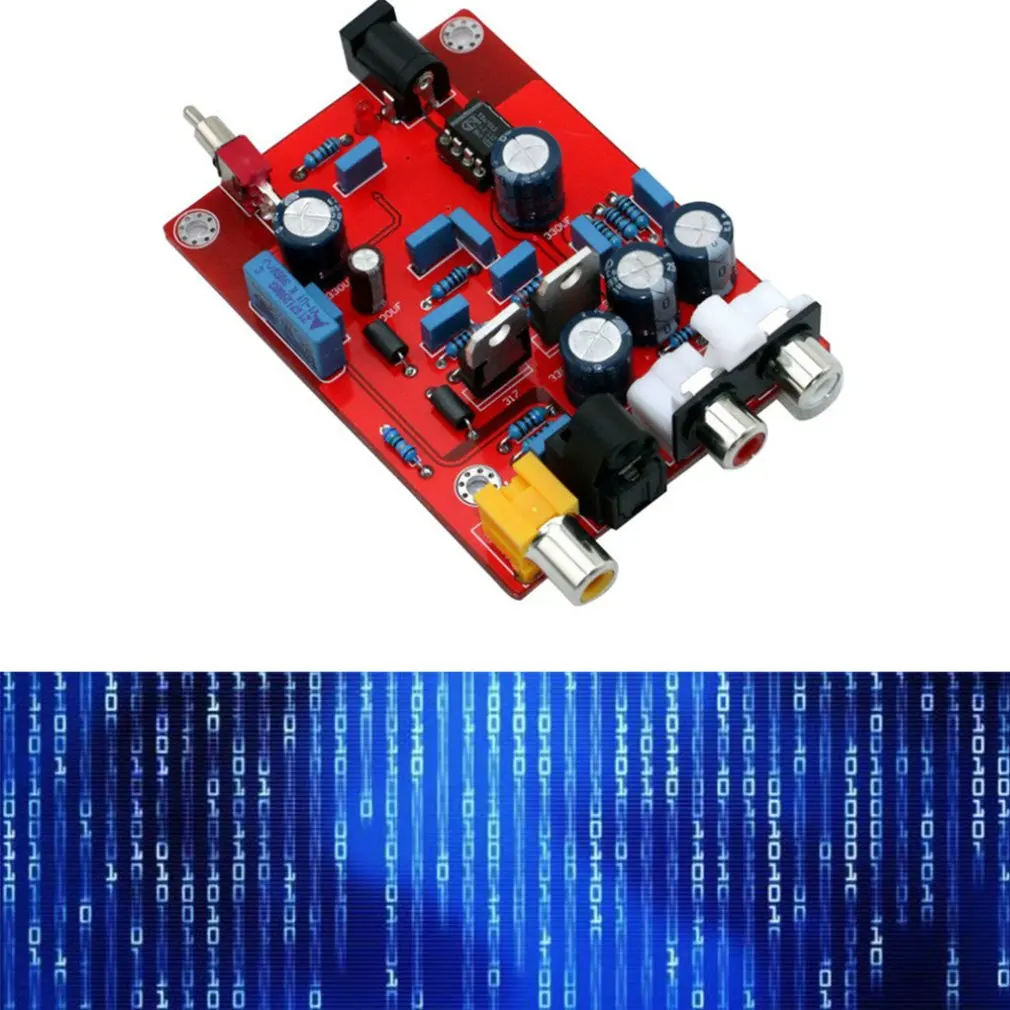 Стерео HiFi TDA1543+ CS8412 DAC аудиодекодер плата HIFI OP AMP декодирование