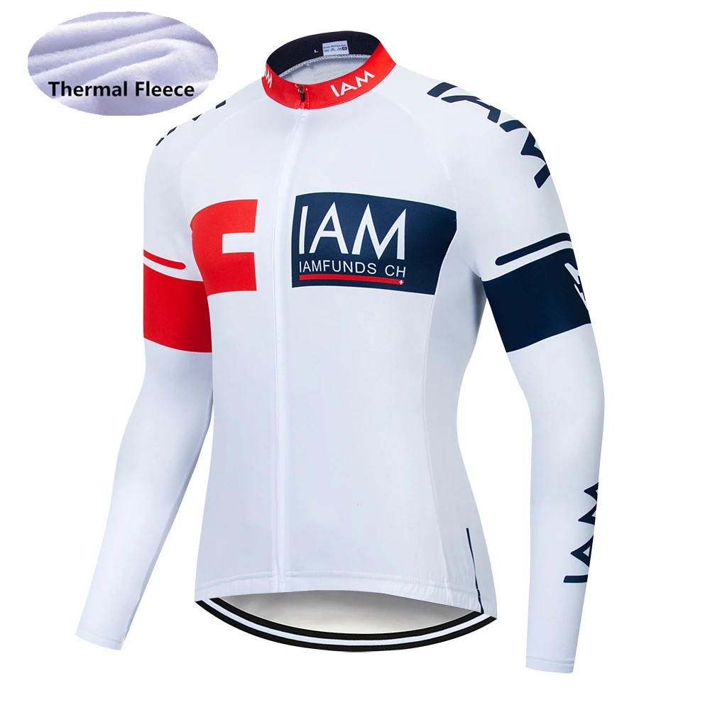 High Quality new IAM Long Sleeve Team Warm winter Cycling Jerseys new Long sleeve Suit Cycling Clothing/Ropa Ciclismo - Цвет: Fleece jersey