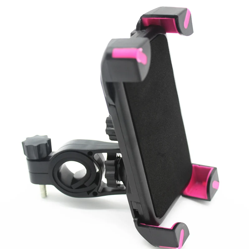 Универсальный Регулируемый велосипедный держатель для телефона, противоударный выдвижной держатель на руль, подставка с креплением gps, кронштейн для iPhone 8, 7, 6 Plus - Цвет: 2