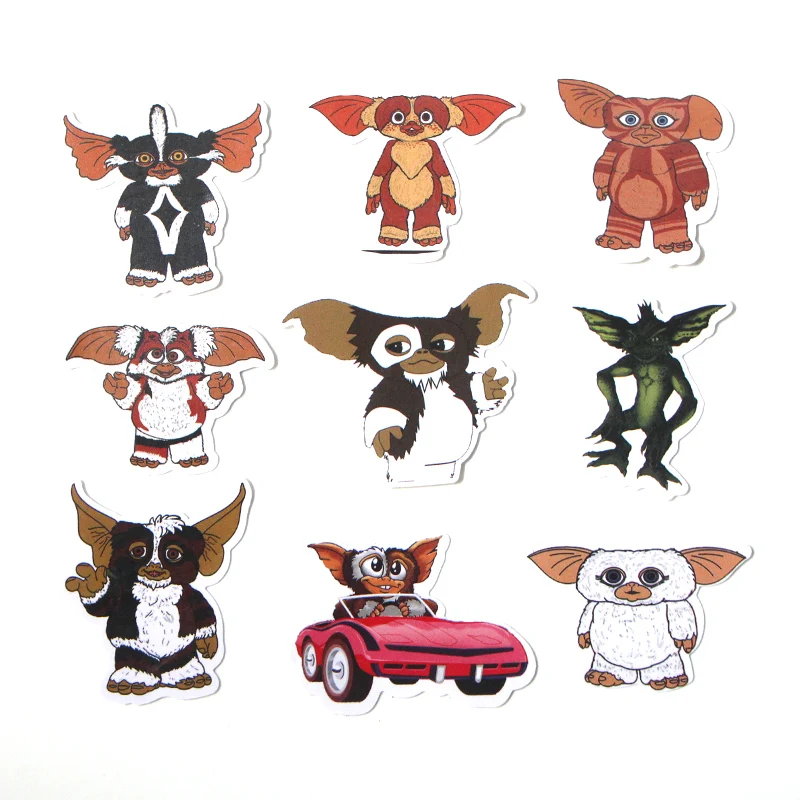 CA68 66 шт./компл. Gremlins ТВ DIY граффити скейтборд ноутбук значок мотоциклетные сумки для багажа аксессуары