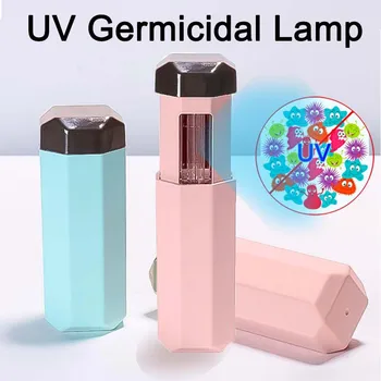 

UV Disinfection Lamp 3W Portable Handheld USB Charging UVC Ultraviolet Germicidal Lamps Home Travel Ozone Sterilization Lights