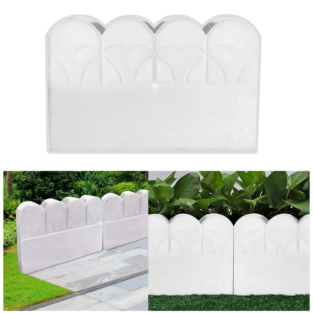 40 Cm Kerti Kerítés Penész Beton Tégla Diy Penészek Séta Készítő Újrafelhasználható Cement Járda Sétány Kövek Kert - Image 5