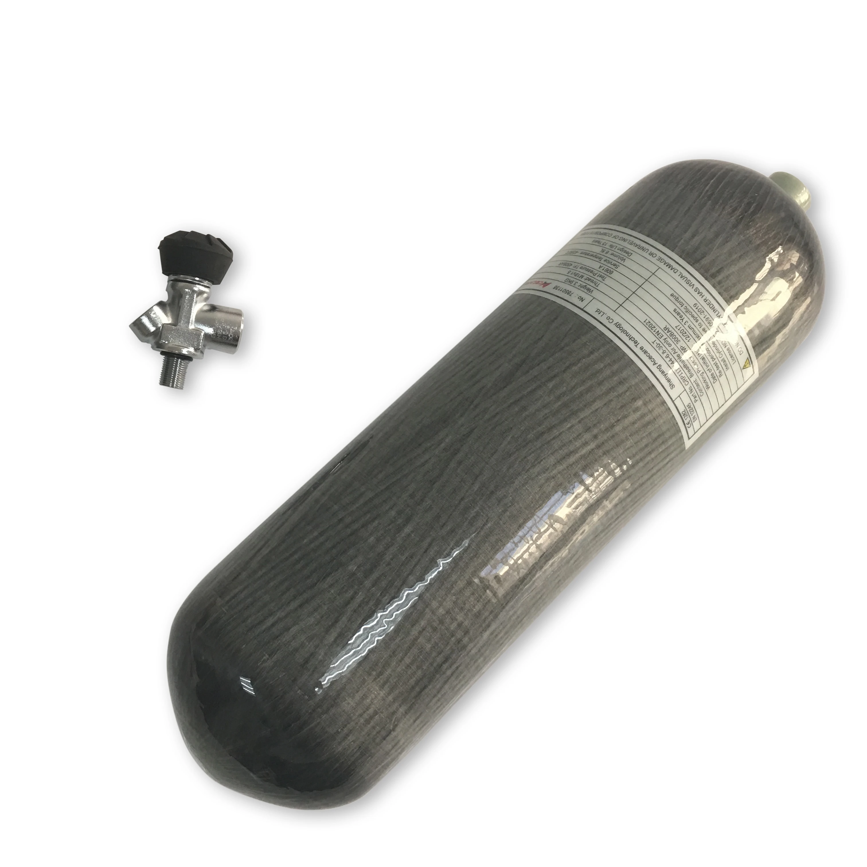 Acecare гПа 4500PSI Pcp воздуха пистолет безопасности прибор клапан прилагается 9L 4500Psi SCBA углеродного волокна цилиндра Подводное баллон для