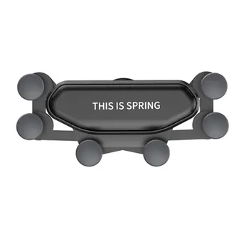 

Mini Car Phone Holder Air Vent Gravity Linkage Mount Bracket Outlet Snap-On Car Phone Holder Gravity Car Holder