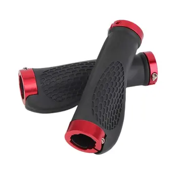 

Durable Anti-Slip Ergonomic Bicycle Handlebar Grips Rubber Mountain Bike Handle Bar Cycling Lock-On Ends Handlebar