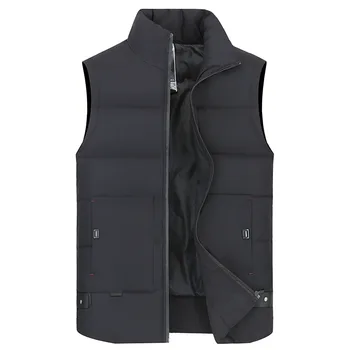 

Men Cotton Waistcoat Extra Large Vest Keep Warm Coat Plus Fat plus Size Vest Fat Man Fat Waistcoat Men's Wear