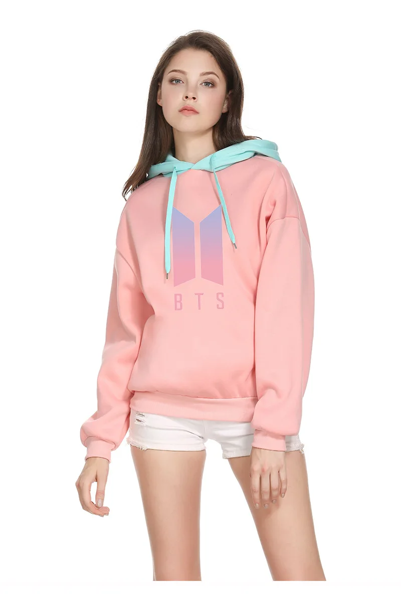 

BTS Hoodie New Album LOVE Yourself Celebrity Inspired Hooded Hoodie Should Aid the Clothes