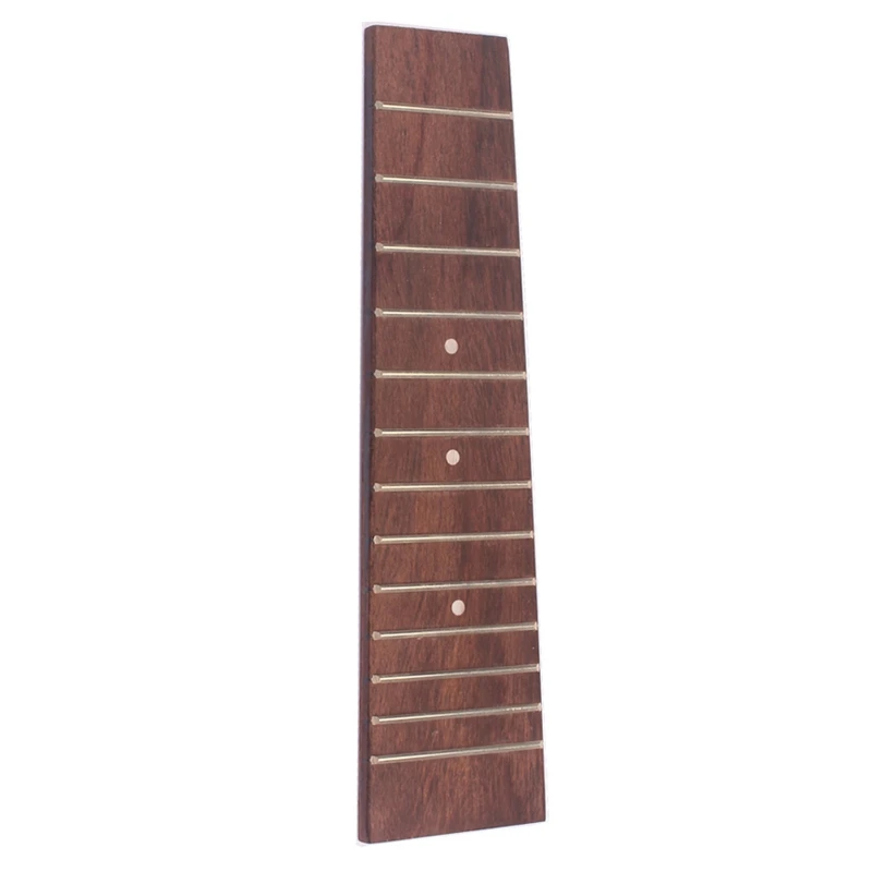 

17 Inch Ukulele Fretboard with 13 Frets for Concert Ukulele Guitar Replacement