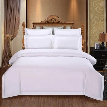 

good quality 100% cotton embroidery hotel bedding set