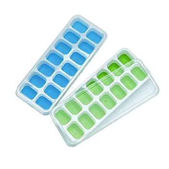 

Silicone ice tray creative ice box with cover KH004N2 Food grade DIY ice cube mould Silica gel Refrigeration