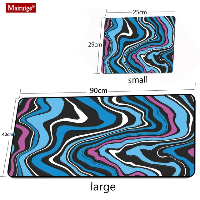 Personalized Fabric Mouse Pad Art Table Mats Office Carpet Desk Pad Mouse Mat Black Big Mousepad Rubber Mat for Computer Table 5