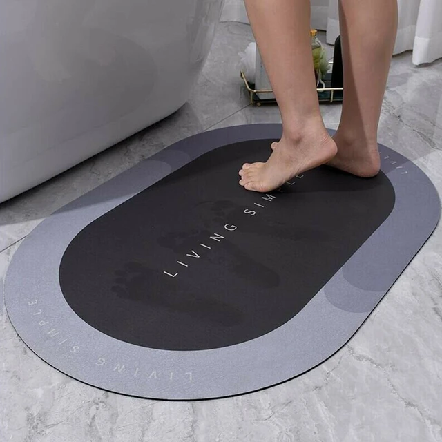 Top Super Absorbent Bath Floor Mat Water Absorption Non-slip Door