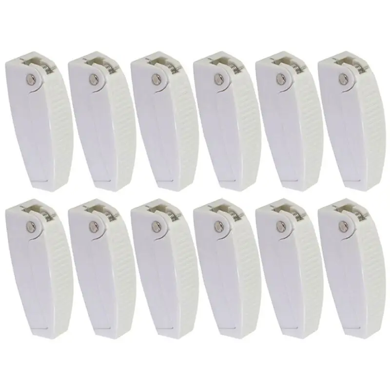 

12Pcs RV Door Catch Door Holder Door Latch Door Clip Holders for RV Trailer Corrosion-resistant ABS Keep Safe