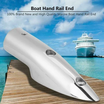 

2PCS Stainless Steel Marine Boat Hand Rail End Top Mount Hardware Fitting 7/8" Durable And Practical To Use