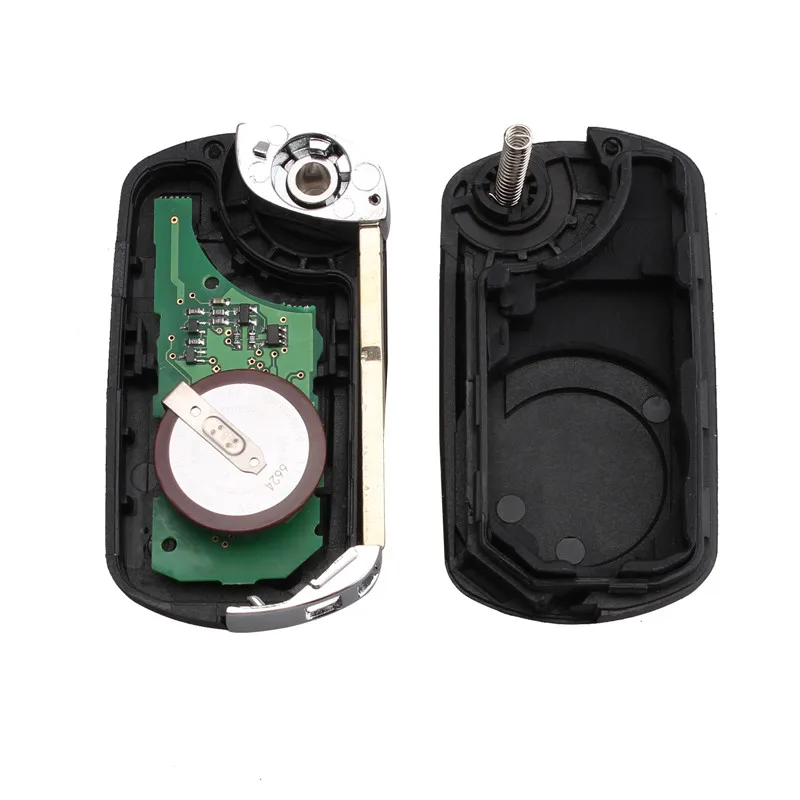 KEYYOU 433MHZ 3 BUTTONS FLIP FOLDING REMOTE CONTROL KEY REMOTE CAR KEY FOB FOR RANGE ROVER SPORT LAND ROVER DISCOVERY 3