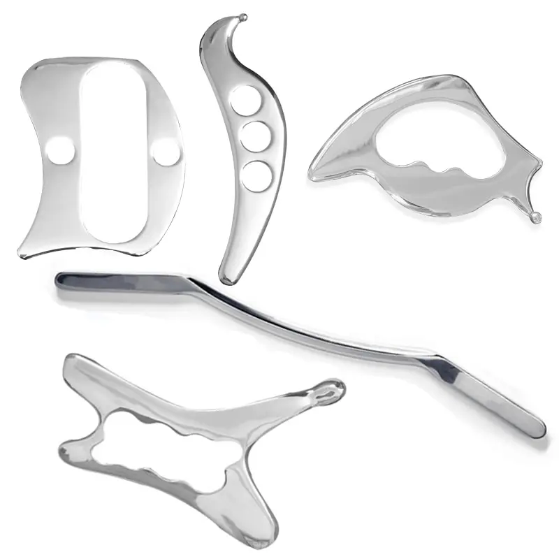 

Tissue Relieving Gua Sha Tool Muscles Massager Body Relaxation Stainless Steel Soft Tissue Physical Therapy Scraping Tool