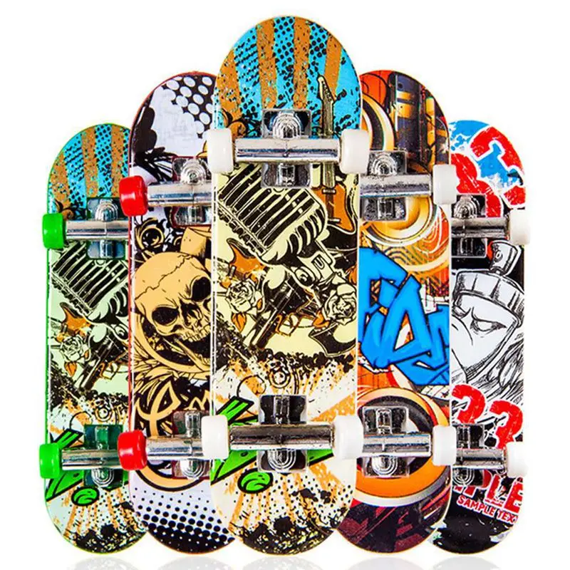 Мини-скейтборд на палец Изысканная Новая инновационная игрушка Матовый Скейтборд для детей Мальчики Девочки цвет случайный